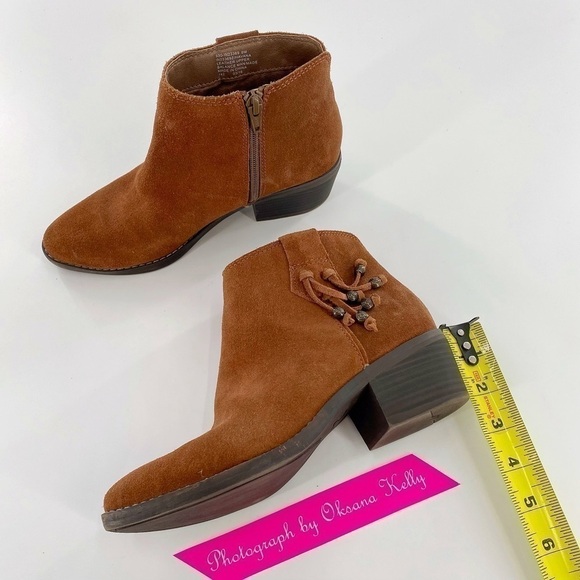 White Mountain Havana Hazel Suede Ankle Boots 6 M - Picture 5 of 10